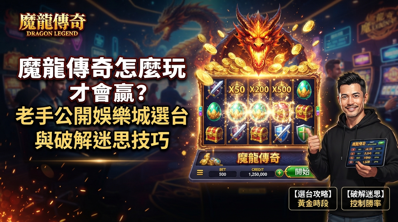 魔龍傳奇怎麼玩才會贏？老手公開娛樂城選台與破解迷思技巧